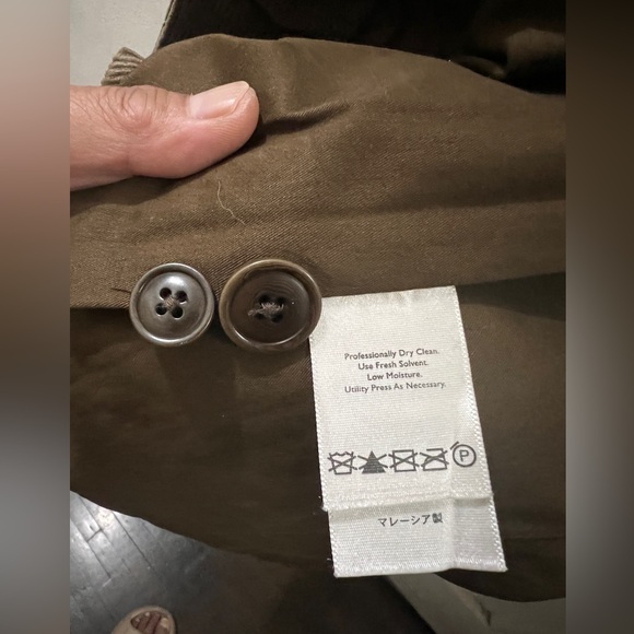 Classic Eddie Bauer Brown Lightweight corduroy blazer Jacket mens Sz large - Picture 7 of 13